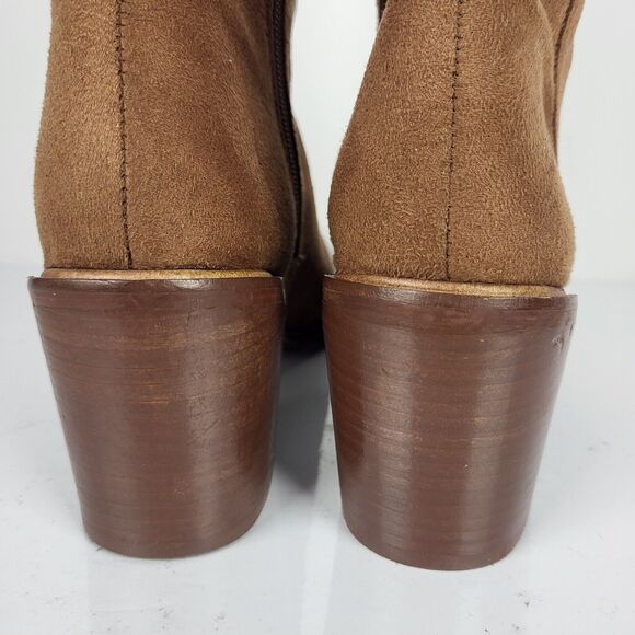 Seychelles Paradise City Leather Over the Knee Boots Brown Size 8 - Picture 8 of 16